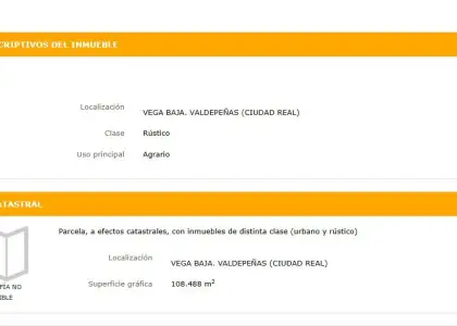 Finca Rústica en Valdepeñas, Valdepeñas en Valdepeñas