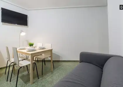 Habitación amueblada en apartamento de 5 dormitorios en El Pla del Real en Valencia