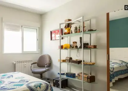 Habitación en un piso compartido de 3 habitaciones en alquiler en Vallehermoso. en Madrid