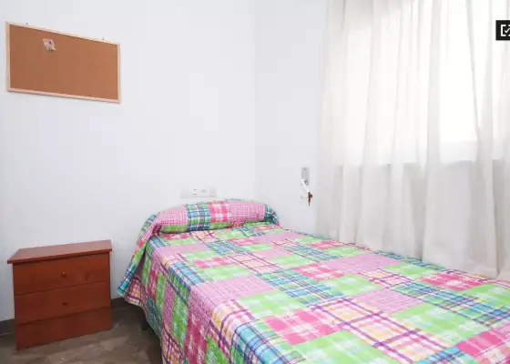 Habitación en un piso compartido de 6 habitaciones en alquiler en Plaza de Toros-Doctores-San Lázaro, ideal para mujeres. en Granada