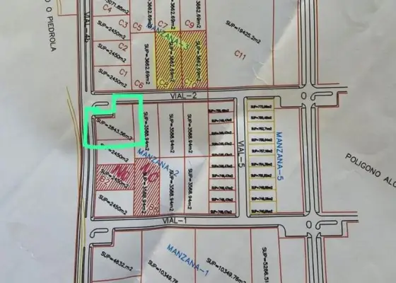 Parcela en venta en Alcanzar De San Juan, Poligono, de 2841 m2 por 170.000 €, Ref. 303