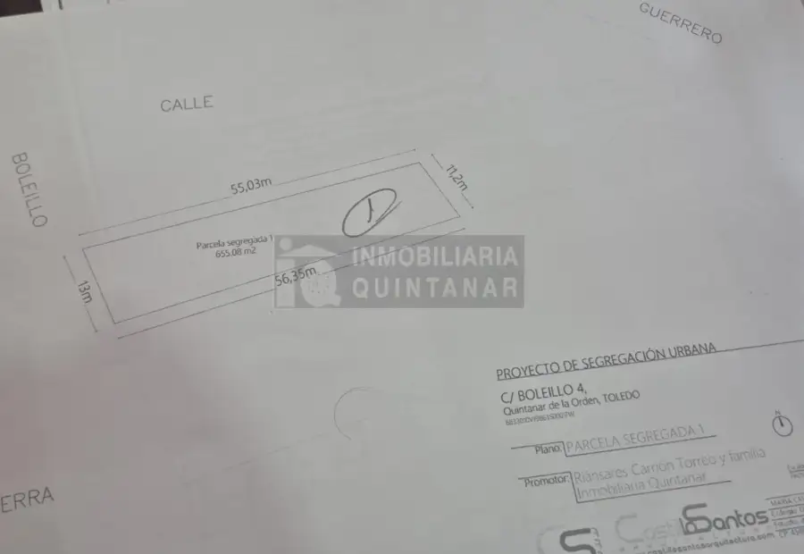 Parcela No aplicable Quintanar de la Orden en Quintanar de la Orden