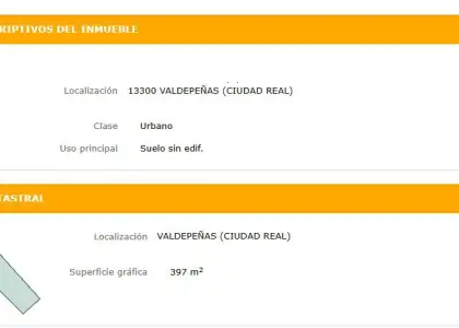Solar en Valdepeñas, Centro en Valdepeñas