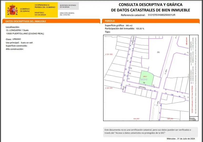 SOLAR zona ABULAGAR en Puertollano